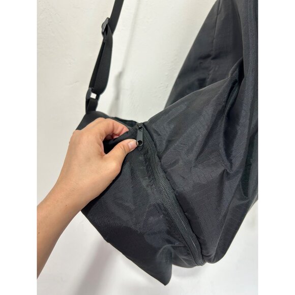 Mack Weldon Black Durable Nylon Sling Backpack With Adjustable Strap - Picture 8 of 10